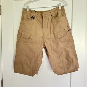 Cargo Shorts Men's Size L Hiking Beige Pockets